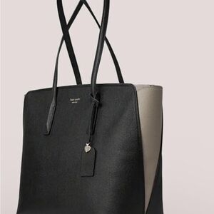 Kate Spade Black and Gray Tote Bag